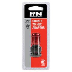 P&N - Adaptor Quickbit 1/2Dr-1/4Hex P&N | 107QBA127