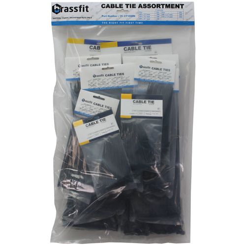 IFS - Cable Tie Assortment 100 - 370mm (1000 Ties) | 11-CT1000K