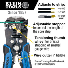 SELF-ADJUSTING WIRE STRIPPER/CUTTER | A-11061