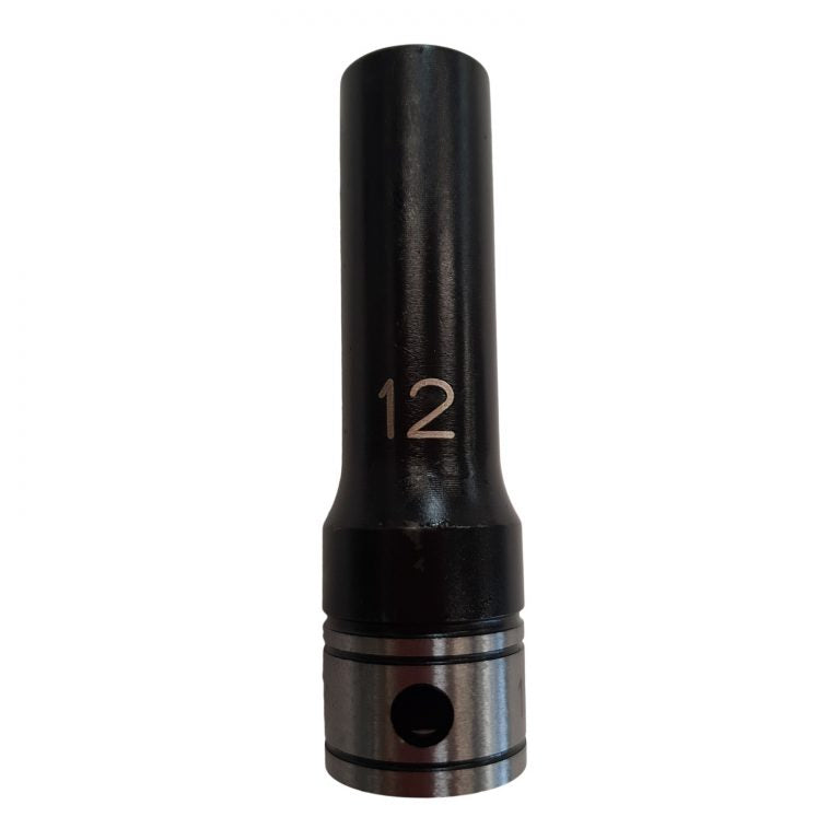 Action 12mm 1/2" Drive 6-point Metric Deep Thin Wall Impact Socket