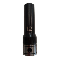 Action 12mm 1/2" Drive 6-point Metric Deep Thin Wall Impact Socket