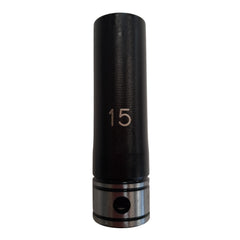 Action 15mm 1/2" Drive 6-point Metric Deep Thin Wall Impact Socket