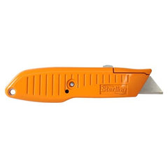 Orange Safety Ultra-Grip Self Retracting Knife