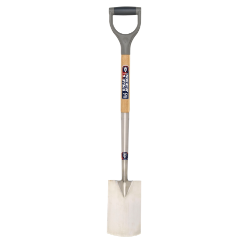 Spear & Jackson - Spade Border Hardwood Shaft Soft Grip D-Handle Stainless Steel | SJ-1161BS