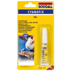 Soudal - Cyanofix Gel Blister Superglue 3gr | 116390