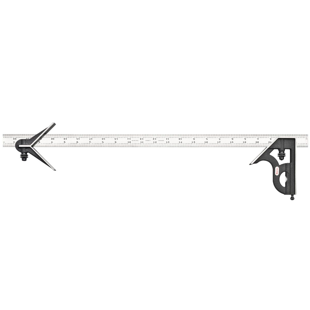 Starrett - Combination Square Cast Iron Heads 24in. 4r Grad | 11hc-24-4r