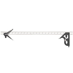 Starrett - Combination Square Cast Iron Heads 24in. 4r Grad | 11hc-24-4r