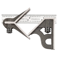 Starrett - Combination Square Cast Iron Heads 4in 4r Grad | 11hc-4-4r