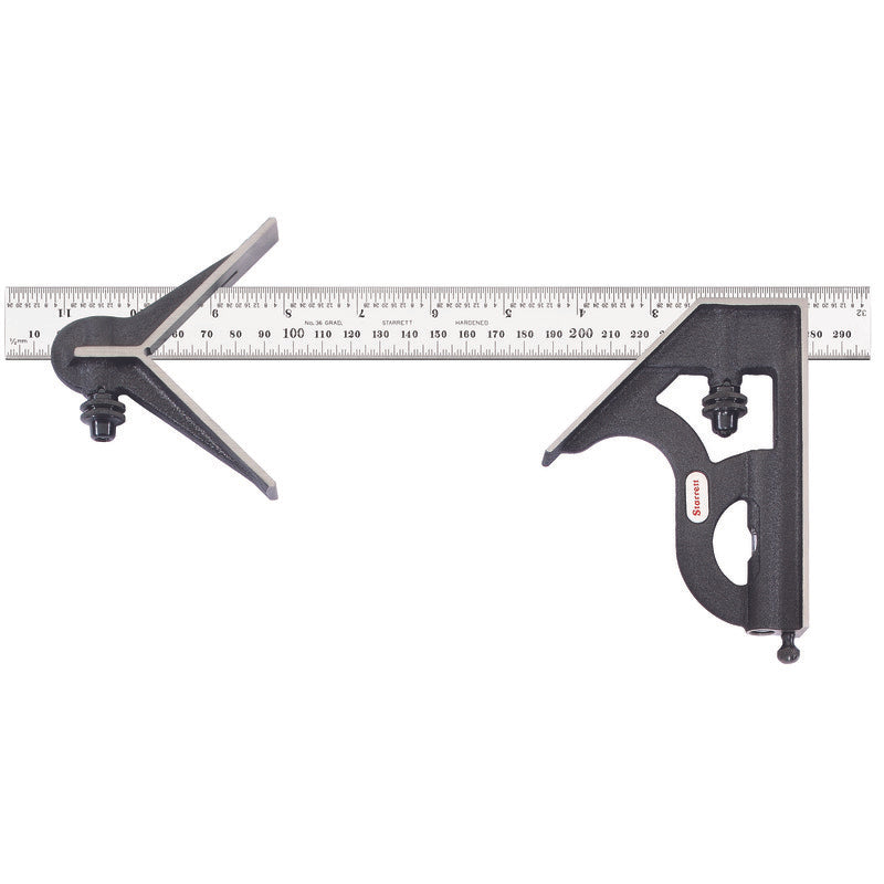 Starrett - Square 11 3/4in 300mm Combo Head Regular | 11mehc-300