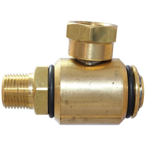 IFS - 3/8 NPT Brass 90 Deg M&F 3000 PSI Swivel (7030) | 12-BH25N-0606