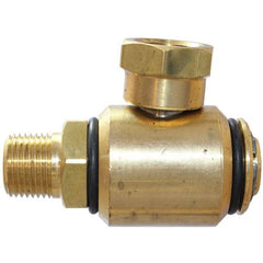 IFS - 3/8 NPT Brass 90 Deg M&F 3000 PSI Swivel (7030) | 12-BH25N-0606