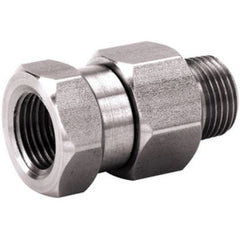IFS - 1/4 NPT Stainless Steel M&F 5000 PSI Swivel (7470) | 12-SSH72N-0404