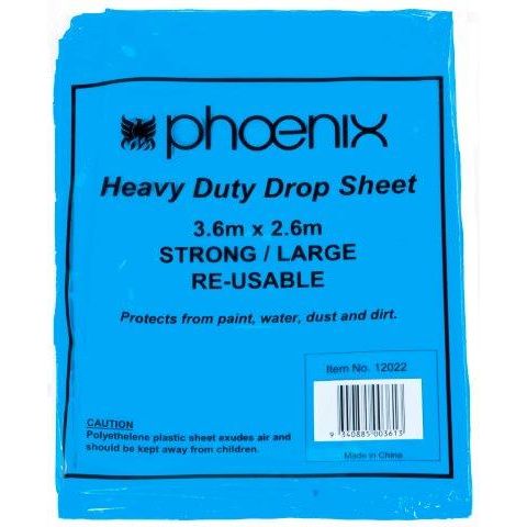 Phoenix - Plastic Blue Drop Sheet Heavy Duty | 12022