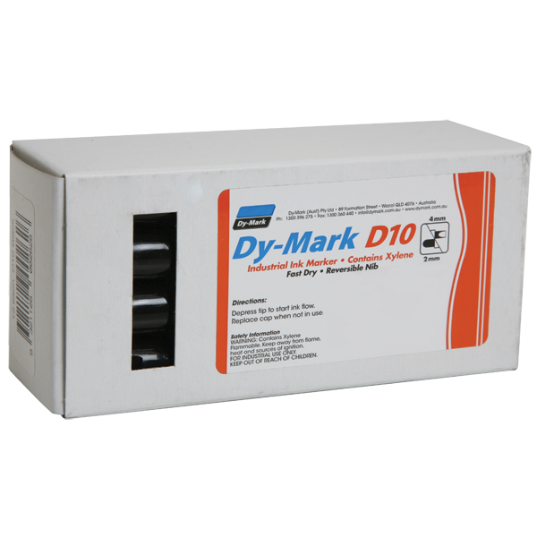 Dy-Mark - D10 Ink Markers Black | 12081001