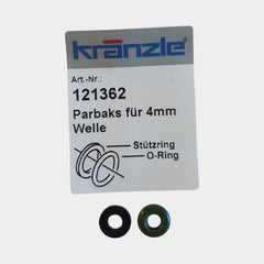 Powerblast - Parbacks (4mm) (1x Flat, 1x O-ring) | 121362