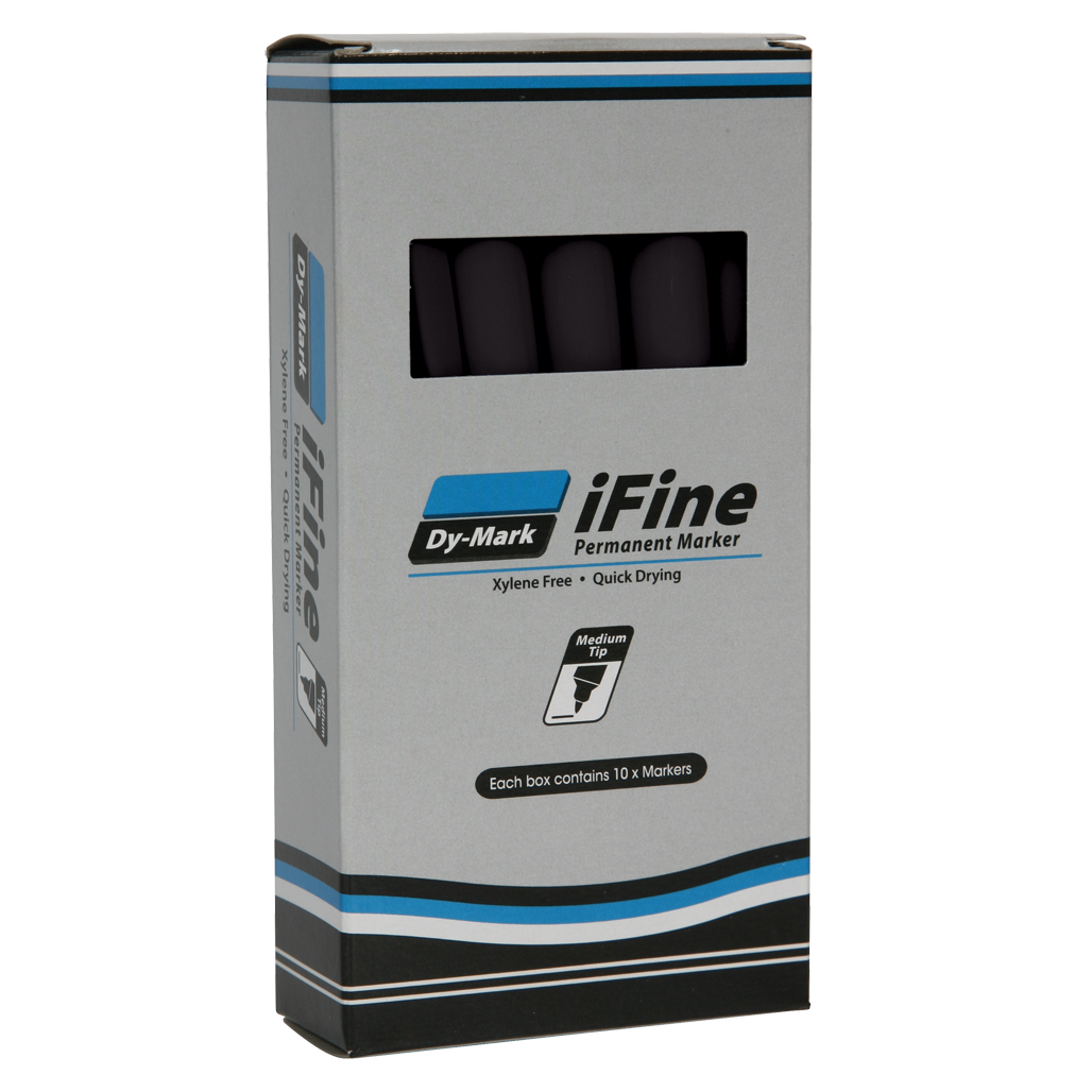 Dy-Mark - iFine Ink Markers Black | 12151001