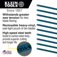 BI-METAL BLADES 24TPI 10PACK | A-1224BI-P