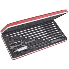 Starrett - Inside Micrometer 50-300mm 0.01mm Grad 10 Rods Case | 124mbz