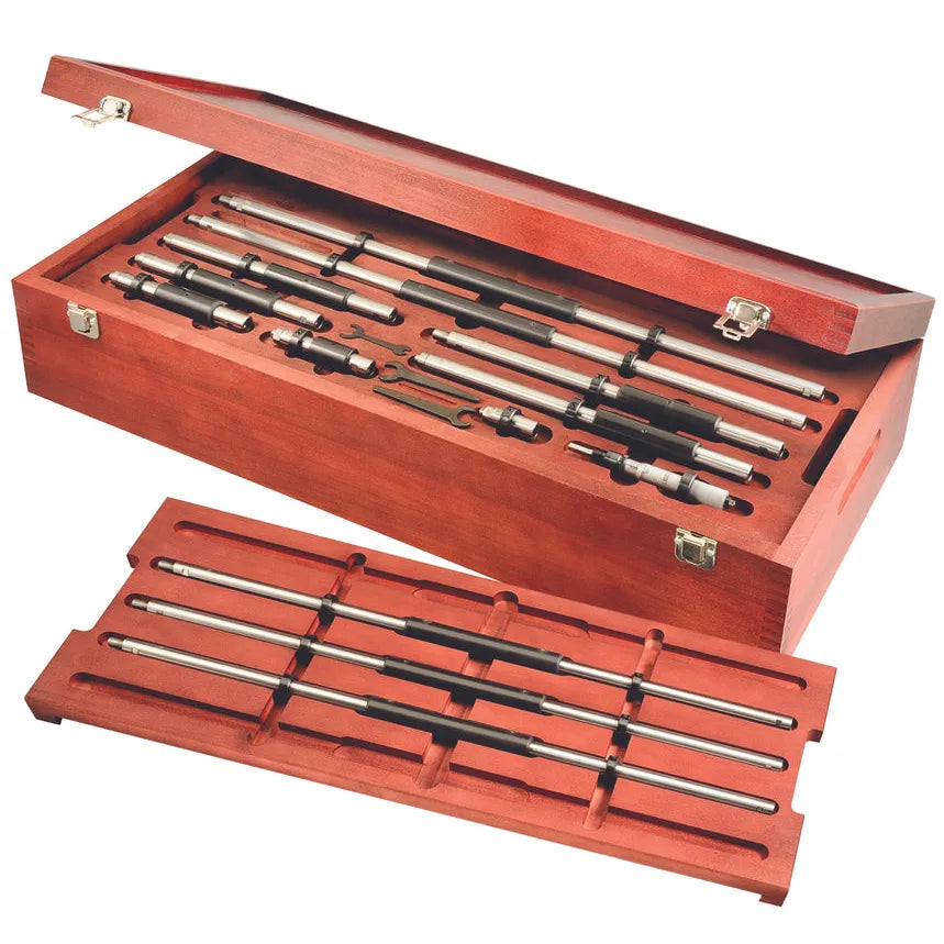 Starrett - Inside Micrometer Set 6-150in Range  .001in Grad | 128bz