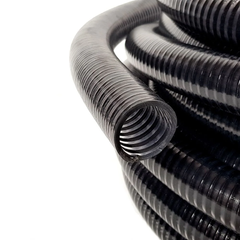 IFS - 1.1/4 (32mm) Clear / Black Spiral Air Seeder Hose - 20m Coil | 13-AS20-020