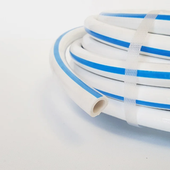 IFS - 1.1/4 (32mm) Blue Stripe Dairy Washdown Hose - 20m Coil | 13-DWD20-020