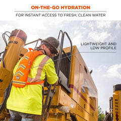 Ergodyne - Hi-Vis Low Profile - Hydration Pack - Orange | ERHYD5155OO002L