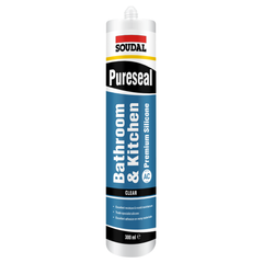 Soudal - Pureseal Bathroom & Kitchen Acetic Cure 300ml - Per Box Price