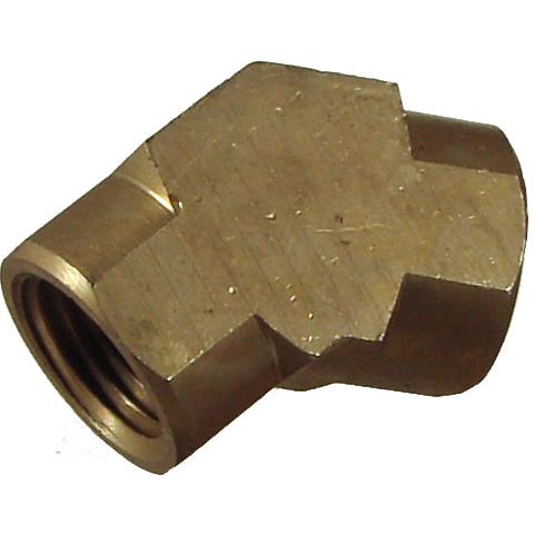 IFS - #34D 1/4 45 Degree Female Elbow (01-34E4502) | 013445-04