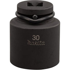 Makita - Driving Acc Impact Socket 30-50mm - 1/2" Square Drive | 134846-3