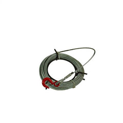 Austlift - Cable for winch 6x25/16.4mm G2070 20M with hook Alluminium/Steel 3200kg | 135032W