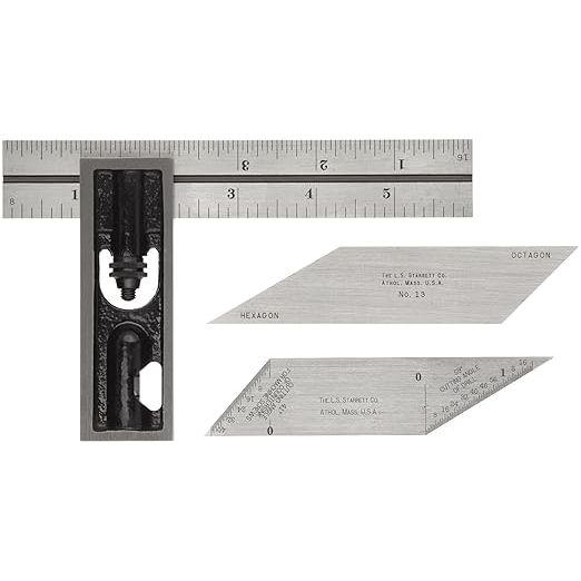 Starrett - Double Square 6in Complete W/ 13d | 13f