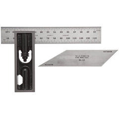 Starrett - Double Square 150mm W/ Graduated and Bevel Blades | 13me