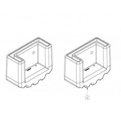 Bailey - Spare Part Boot KitFG Ext All Sizes & AL Ext 16-20Ft (2Xblack) | SP15-017AZ