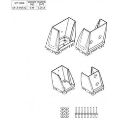 Bailey - Spare Part Feet Kit - P170 AL & FG | SP15-005AZ
