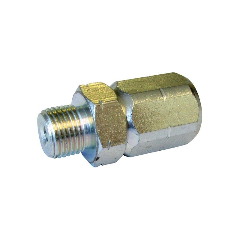 Alemlube - Straight Grease Gun Swivel 1/8" Bsp (M) X 1/8" Bsp (F) | 14501