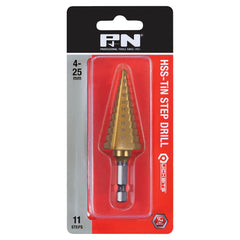 P&N - Drill Step HSS-TiN Hex-shank Quickbit Carded 5/32-1" 10-Step | 149010064