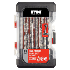 P&N - Drill Jobber Set M2 Hss Bright 25+1Pc W/Csink P&N | 149060004