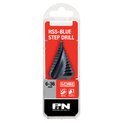 P&N - Drill Step Hss Blu Spiral Flute Hangpack 6-36mm 11-Step P&N | 149060010