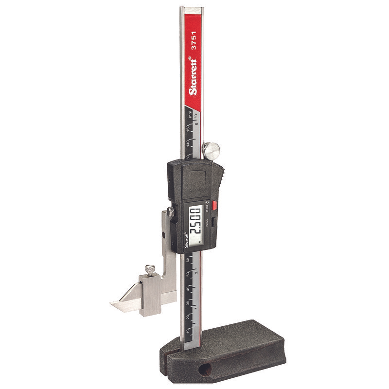 Starrett - Elec. Dig. Height Gage 0-6in (0-150mm) Range | 3751AZ-6/150