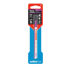 Sutton Tools - 50mm Blade H445 Jigsaw T-shank Bim Wood/nail < 115mm 19Tpi 2Pk | H4451152