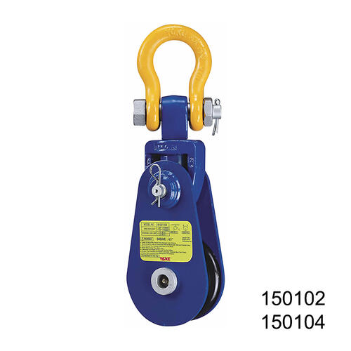 Austlift - Snatch Block with Shackle Head Yoke 4T/4.5inch Sheave | 150104