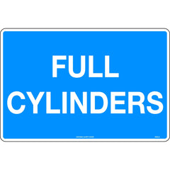 Uniform Safety Signs - 450x300mm - Metal - Full Cylinders | 150LSM