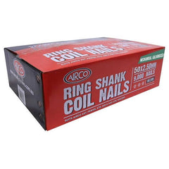 Airco - C25/50 Mechanical Galvanised Coil Nails - Ctn Qty 7200 | YD50258