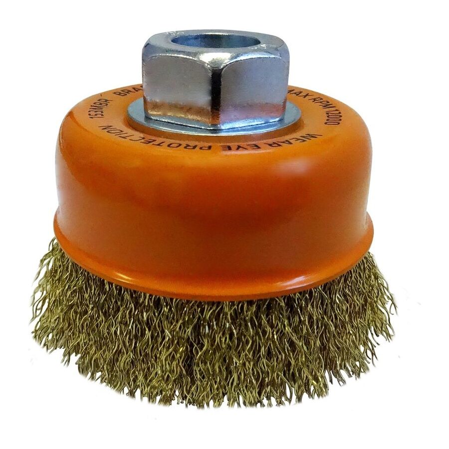 Josco - Brush Cup CR 75 x MT 0.30 Brass | 153MBR