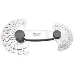 Starrett - Screw Pitch Gage 60dg Threads 27 Leaves 2 1/4-28 Tpi | 155