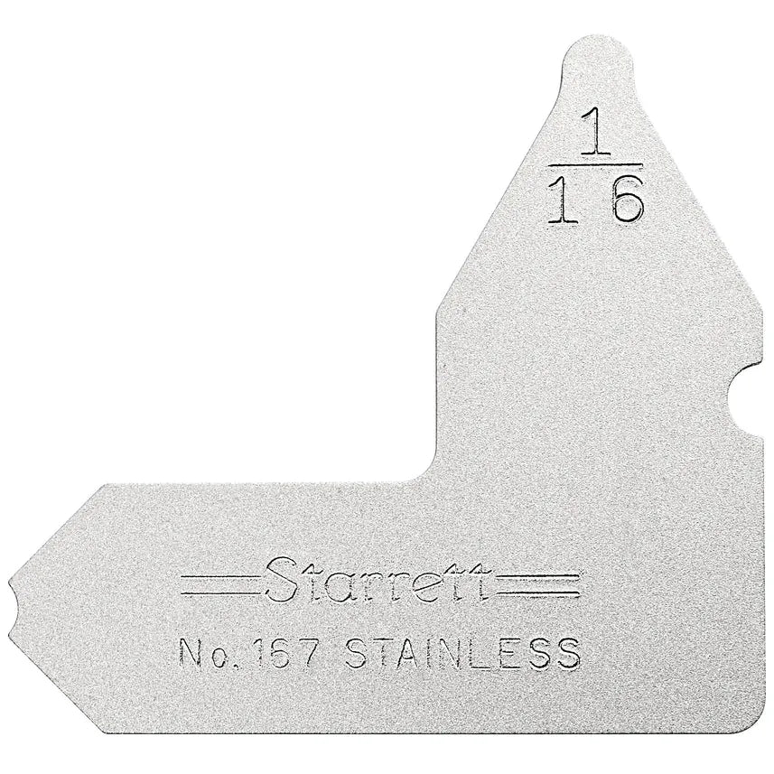 Starrett - Radius Gauge 1/16in | 167-1/16