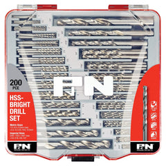 P&N - Drill Jobber Hss Bright Set Met/Imp 200Pc P&N | 165399200