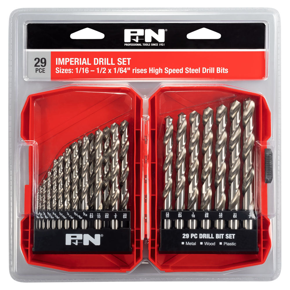 P&N - Drill Jobber Hss Bright Set 1/16-1/2In 29Pc P&N | 166044638