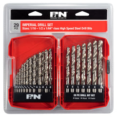 P&N - Drill Jobber Hss Bright Set 1/16-1/2In 29Pc P&N | 166044638