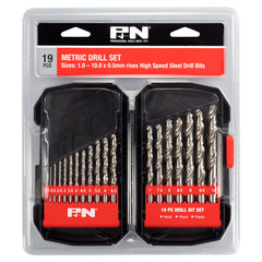 P&N - Drill Jobber Hss Bright Set 1-10mm 19Pc P&N | 166044641